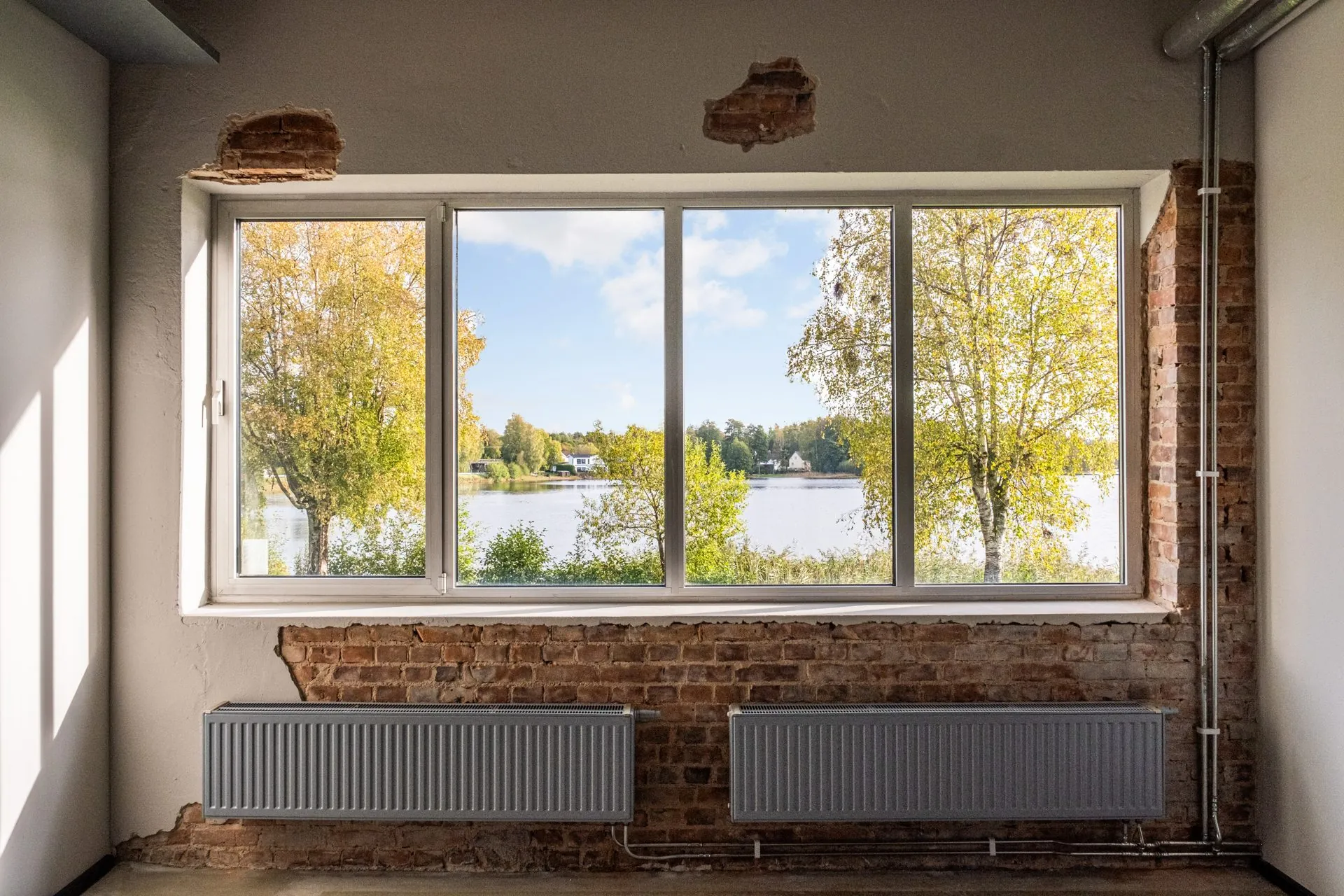 Loungeyta med utsikt